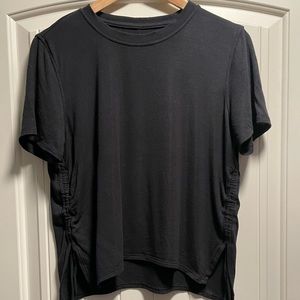 Lululemon side-cinch ribbed t-shirt size 8
